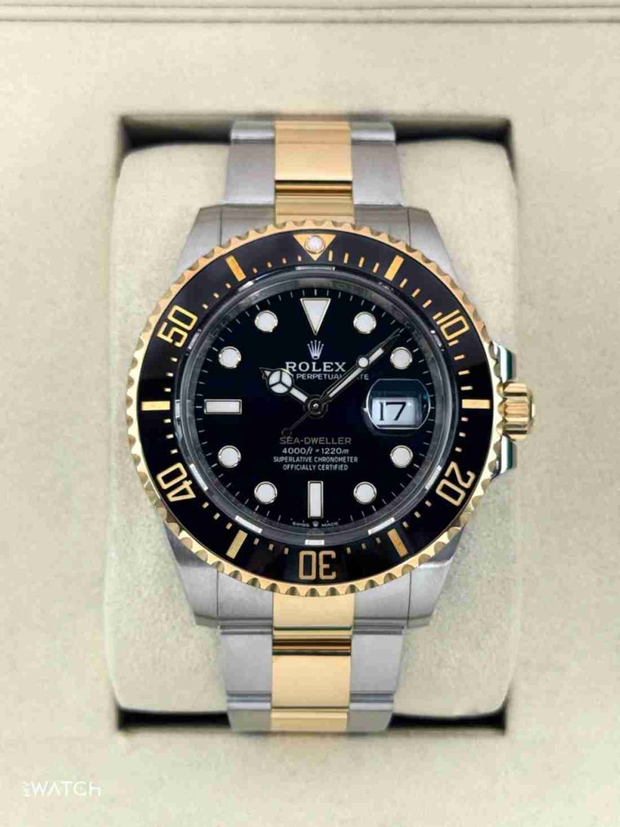 2025 Rolex Sea-Dweller 43mm 126603 Two-Tone Black Dial