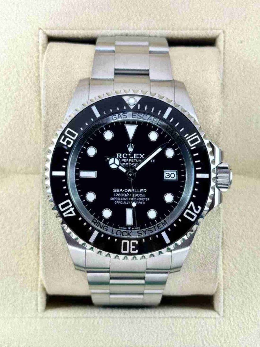 2023 Rolex Deepsea 44mm 136660 Stainless Steel Black Dial