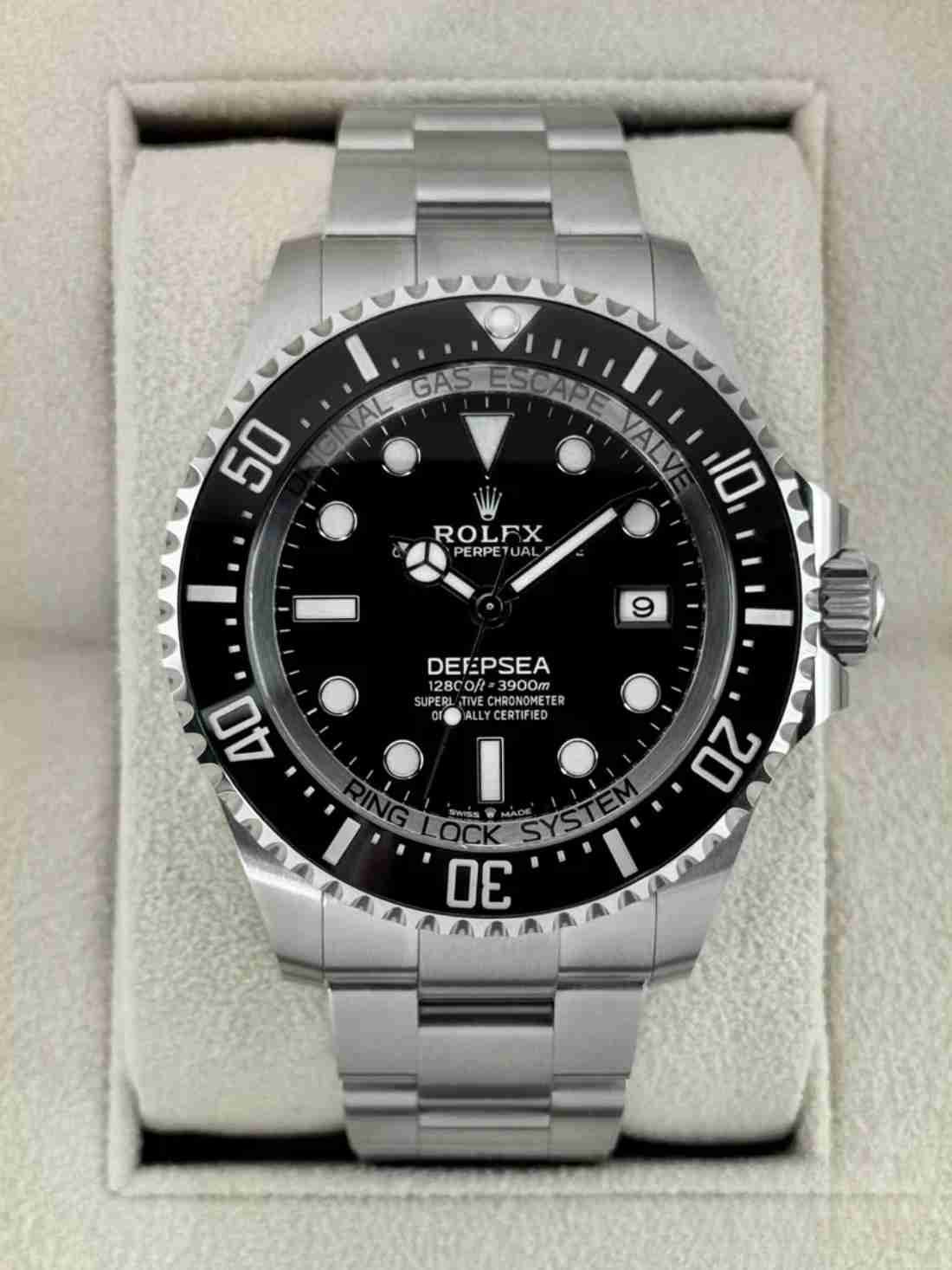 2024 Rolex Deepsea 44mm 136660 Stainless Steel Black Dial