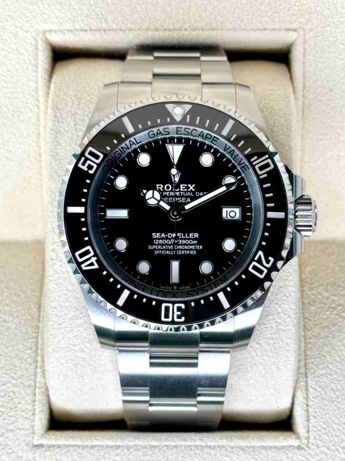 NEW 2024 Rolex Deepsea 44mm 136660 Stainless Steel Black Dial
