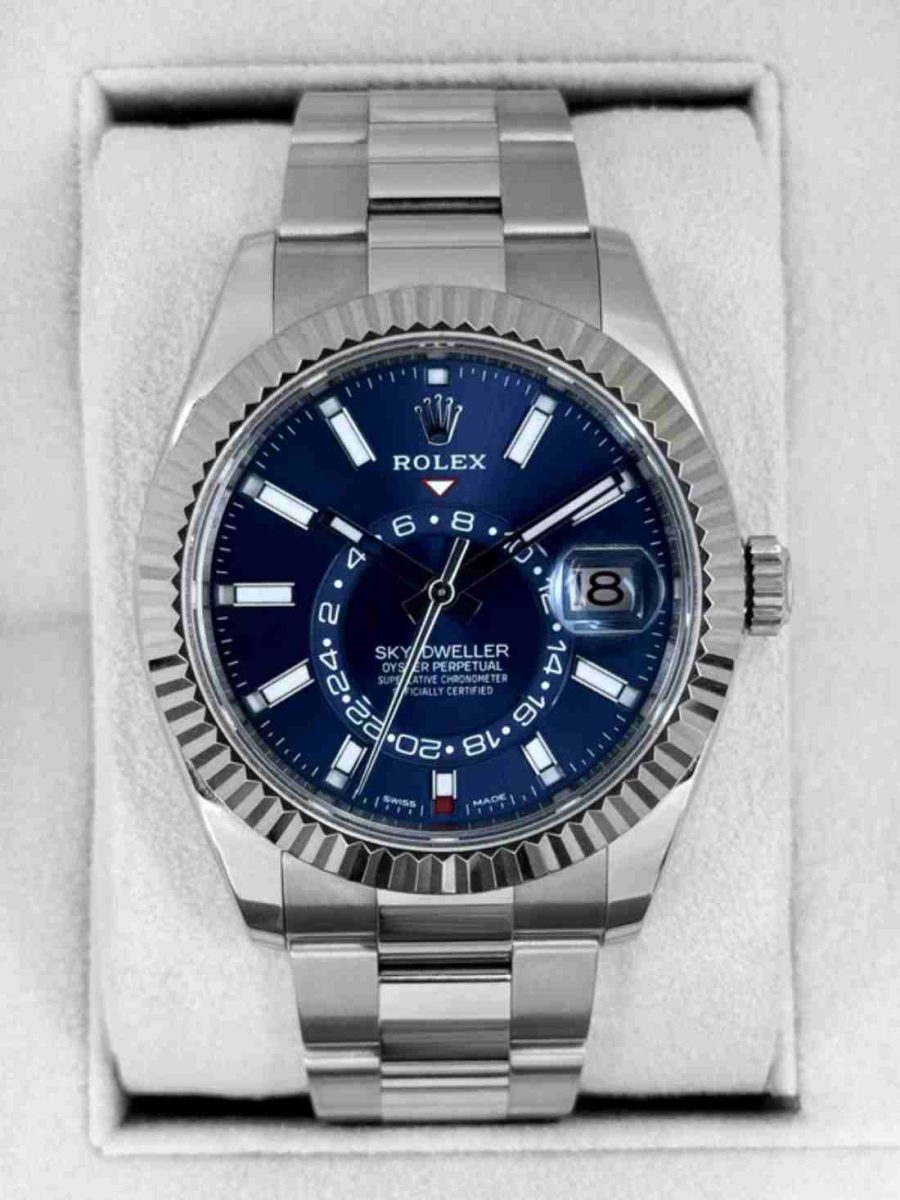 2025 CPO Rolex Sky-Dweller 42mm 326234 Stainless Steel Oyster Blue Dial (CPO)