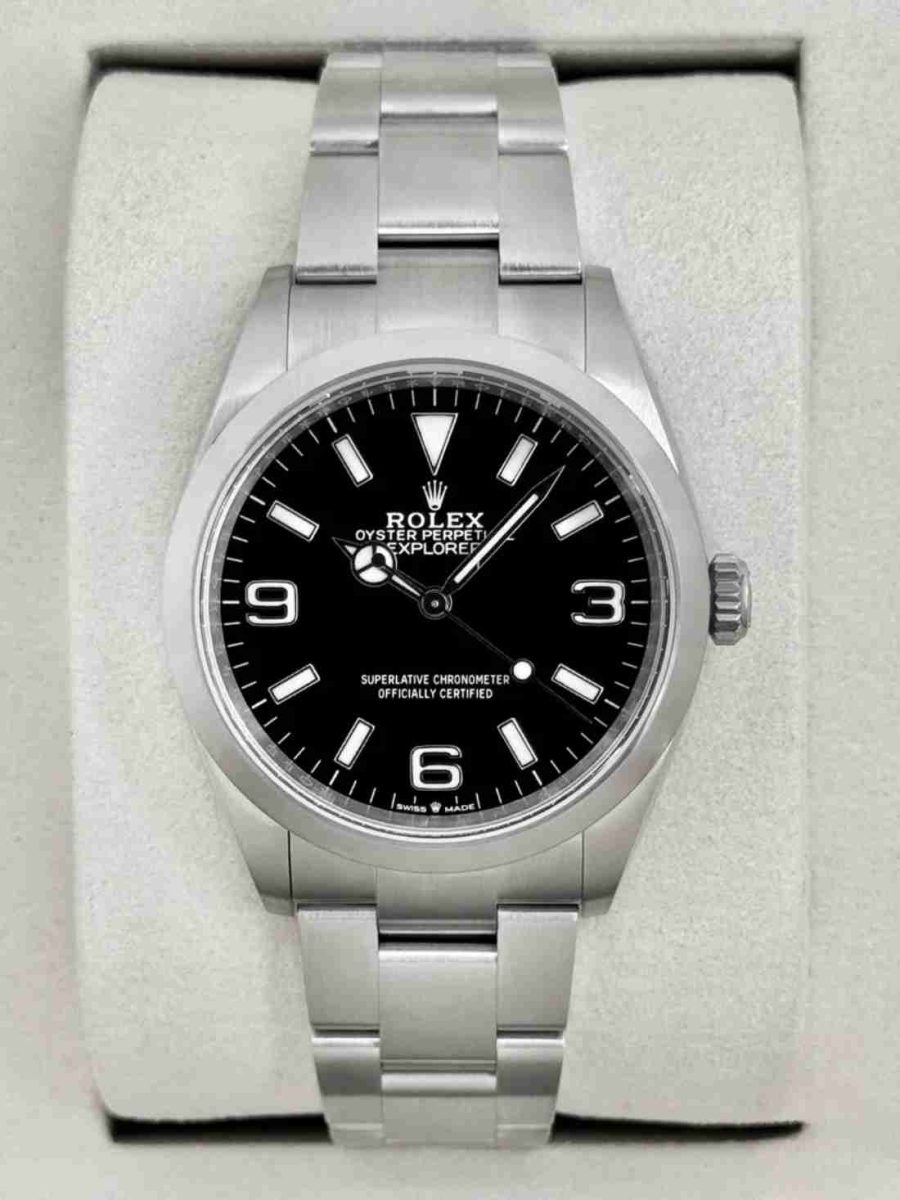 NEW 2026 Rolex Explorer 36mm 124270 Stainless Steel Black Dial