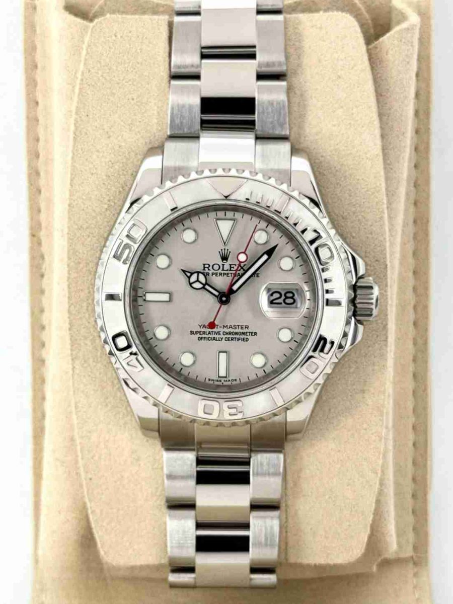 2025 CPO Rolex Yacht-Master 40mm 16622 Platinum Bezel and Dial