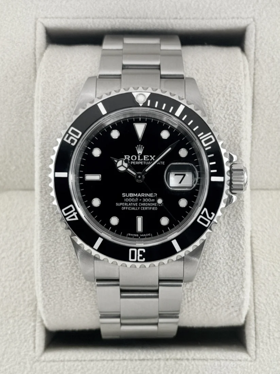 2023 CPO Rolex Submariner 40mm 16610 Stainless Steel Black Dial (CPO)