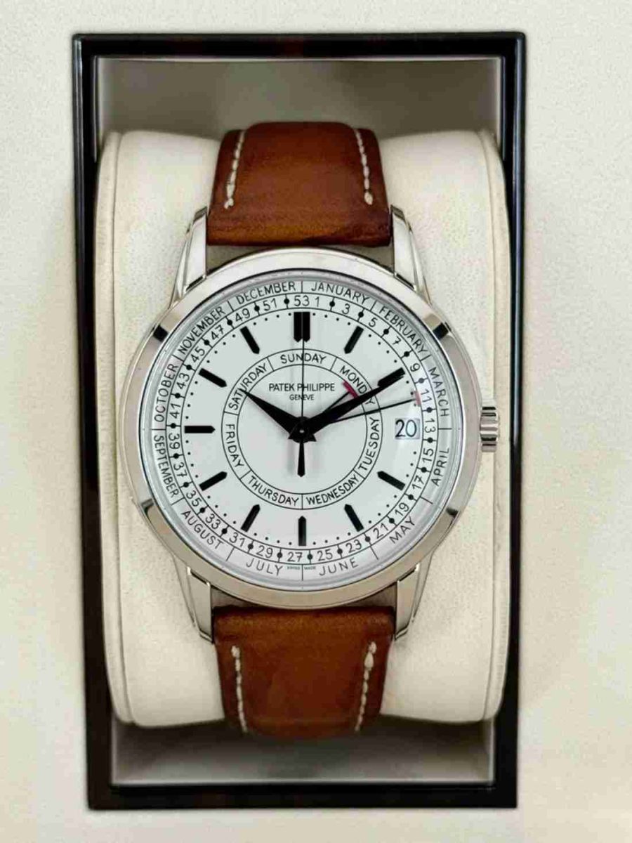 2020 Patek Philippe Calatrava Weekly Calendar 40mm 5212A Stainless Steel White Dial