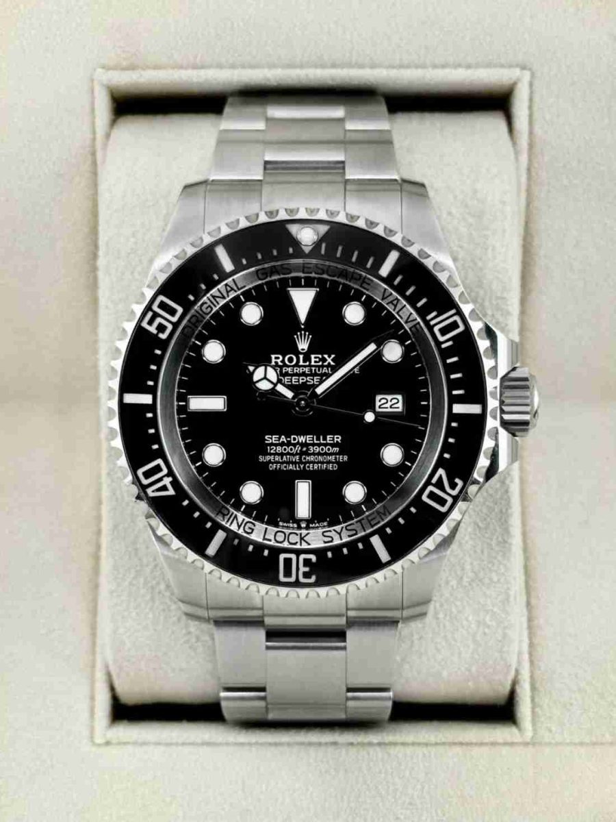 2019 Rolex Deepsea 44mm 126660 Stainless Steel Black Dial
