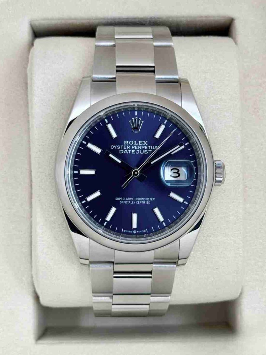 NEW 2026 Rolex Datejust 36mm 126200 Stainless Steel Oyster Blue Dial