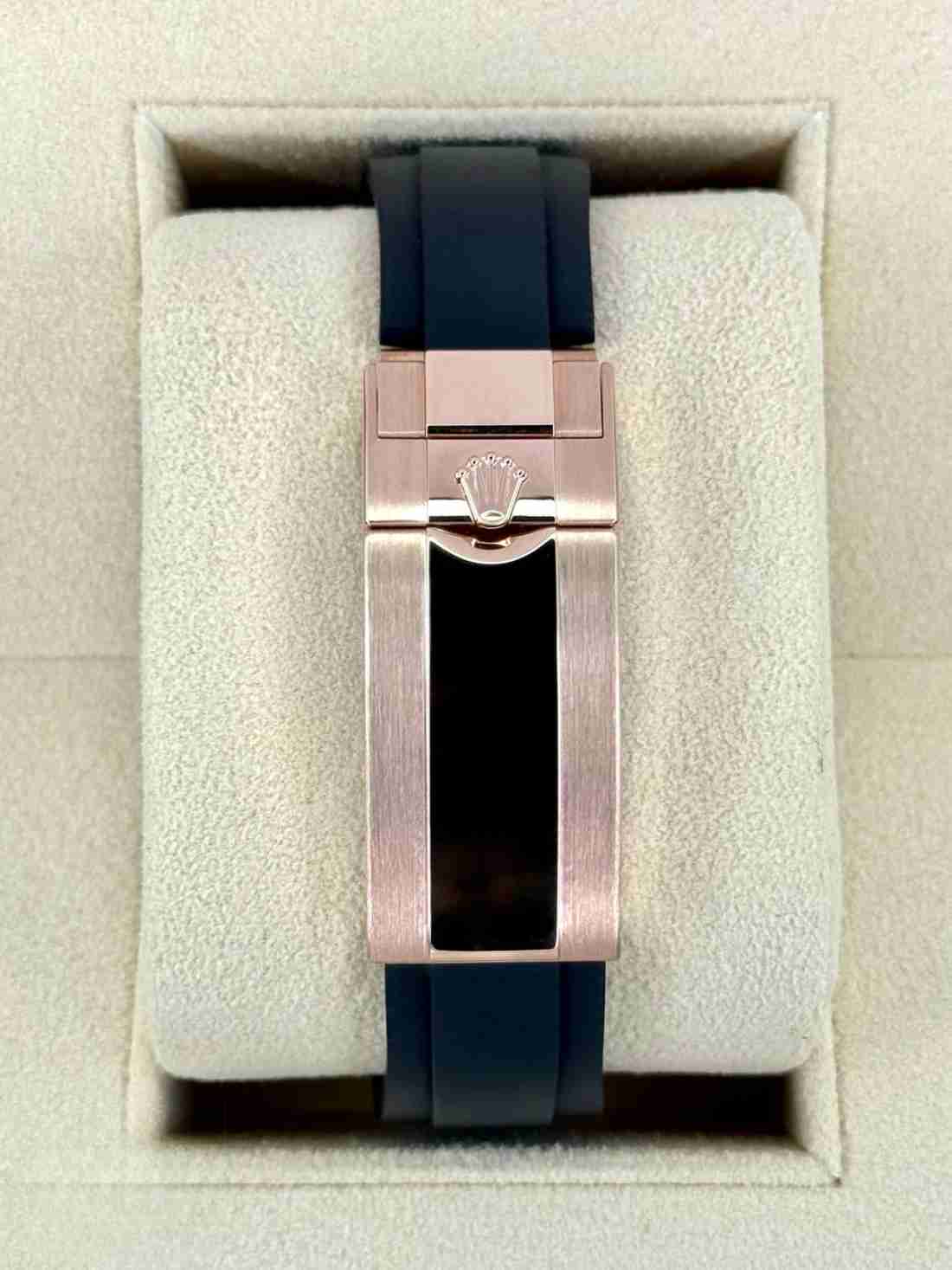 New 2025 Rolex Yacht-Master 40mm 126655 Rose Gold Diamond Paved Dial - Image 2