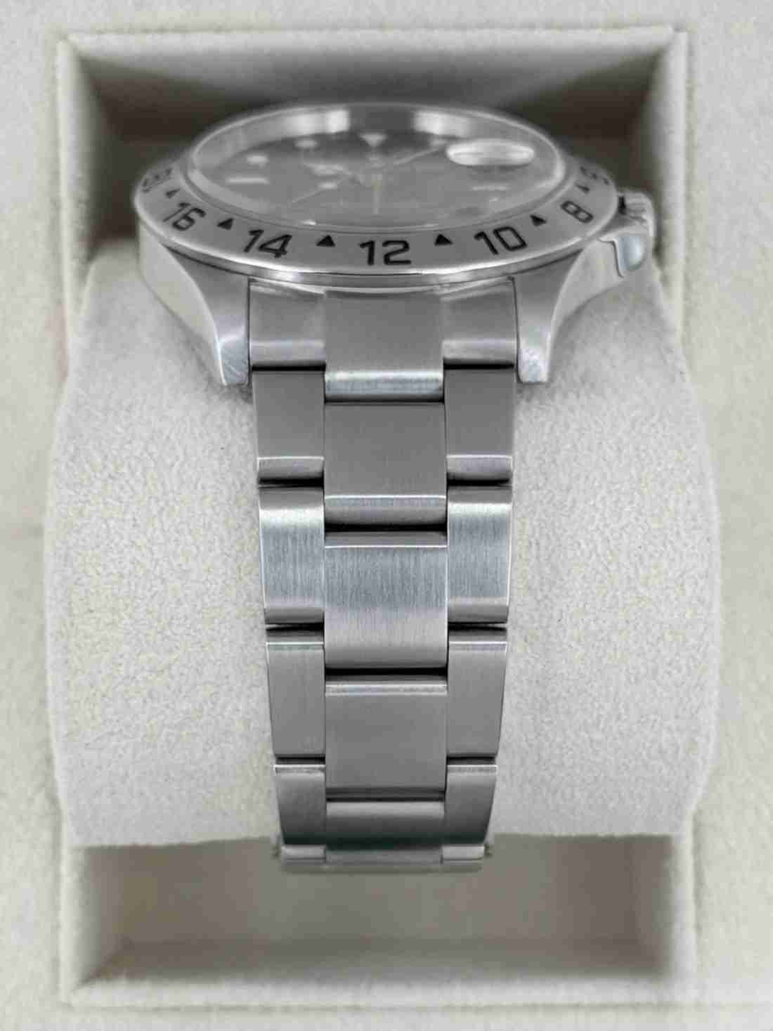 2007 Rolex Explorer II 40mm 16570 Stainless Steel Black Dial - Image 3