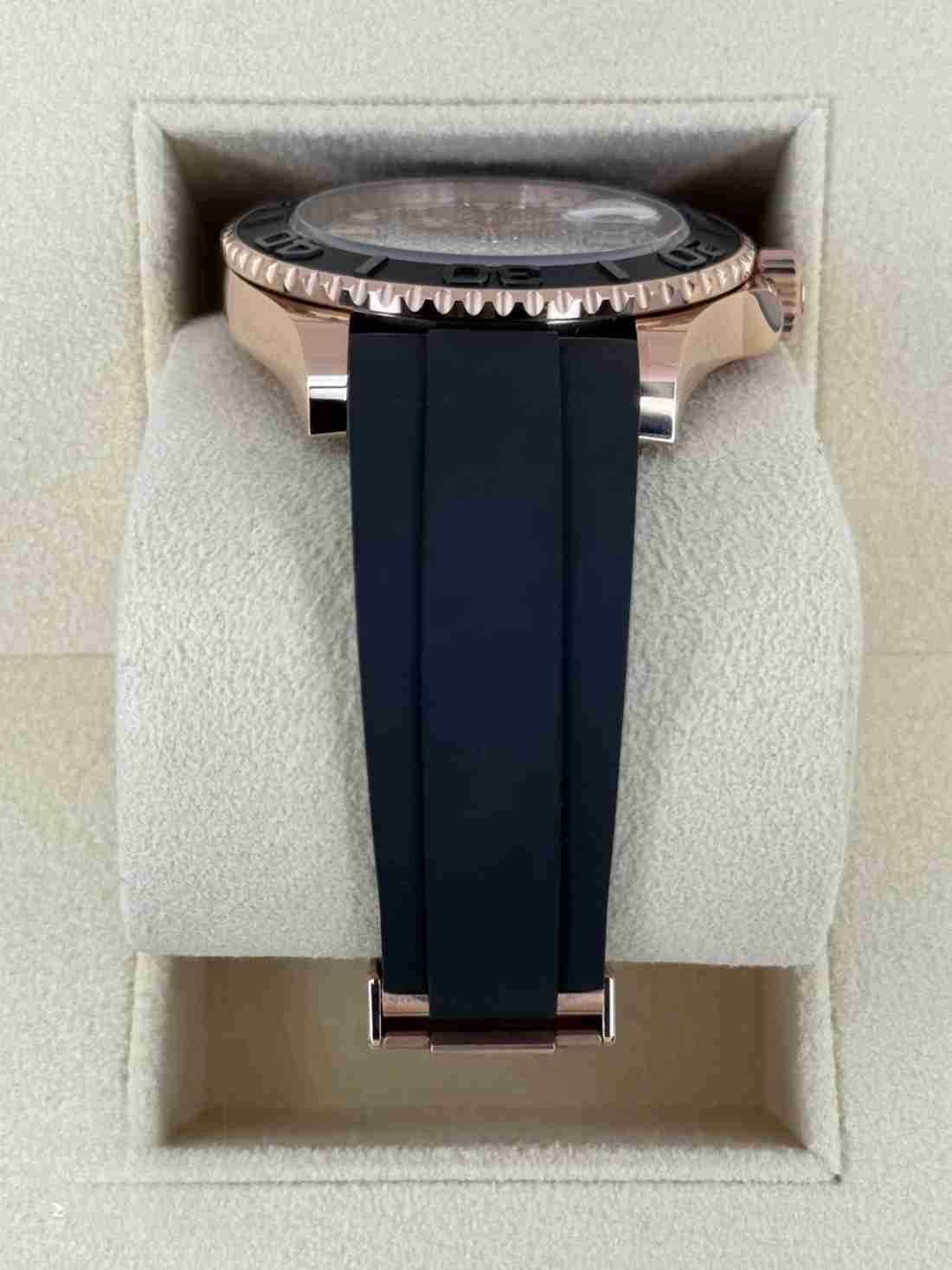 New 2025 Rolex Yacht-Master 40mm 126655 Rose Gold Diamond Paved Dial - Image 3