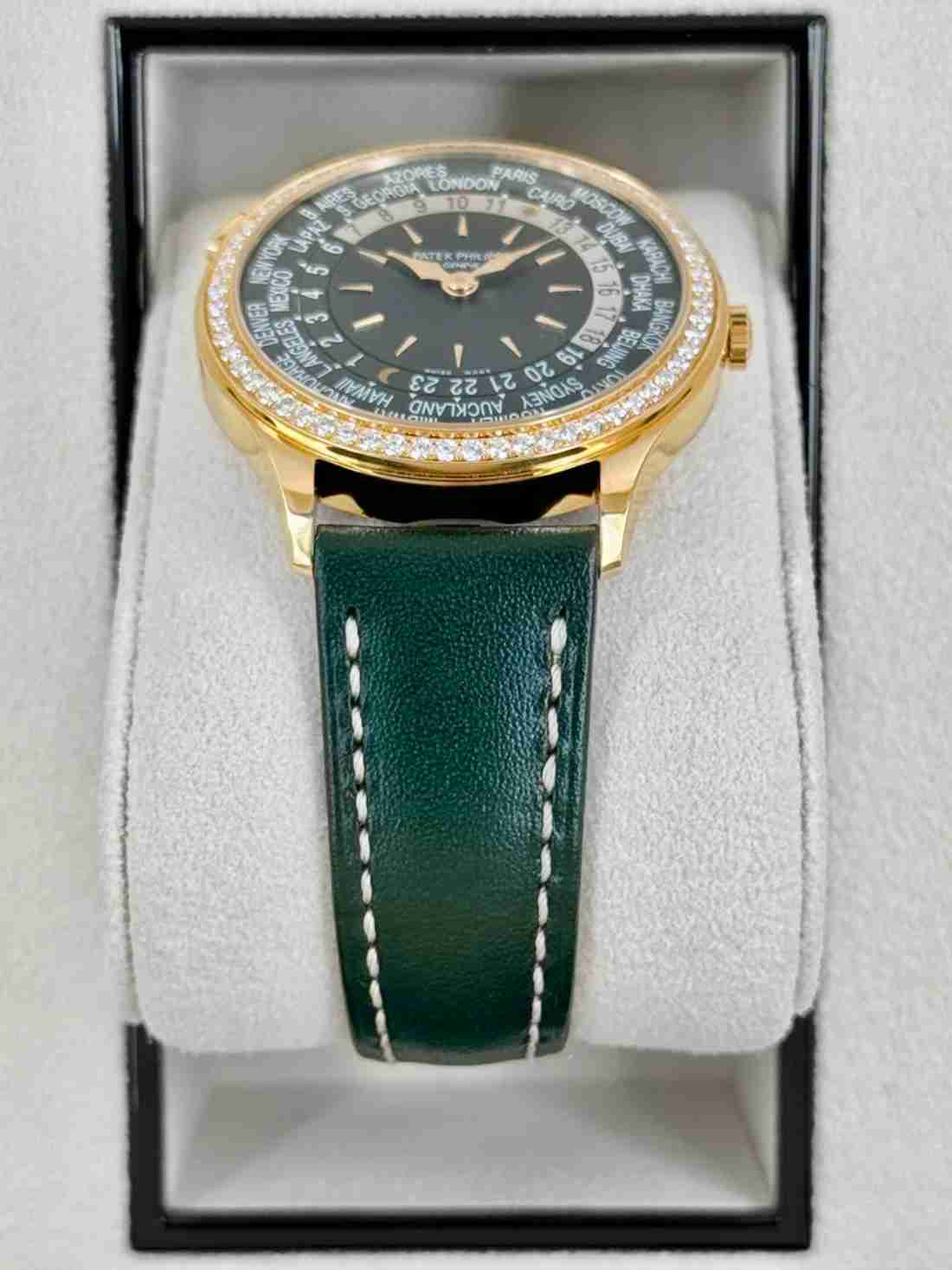 NEW 2026 Patek Philippe World Time Complications 36mm 7130R Rose Gold Green Dial - Image 3