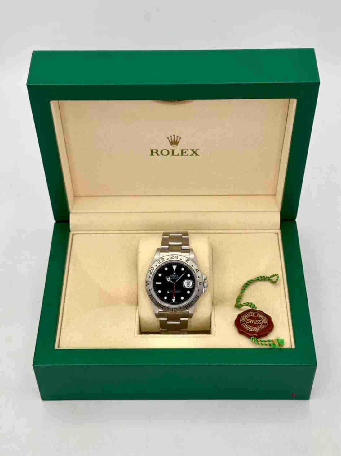 2007 Rolex Explorer II 40mm 16570 Stainless Steel Black Dial - Image 5