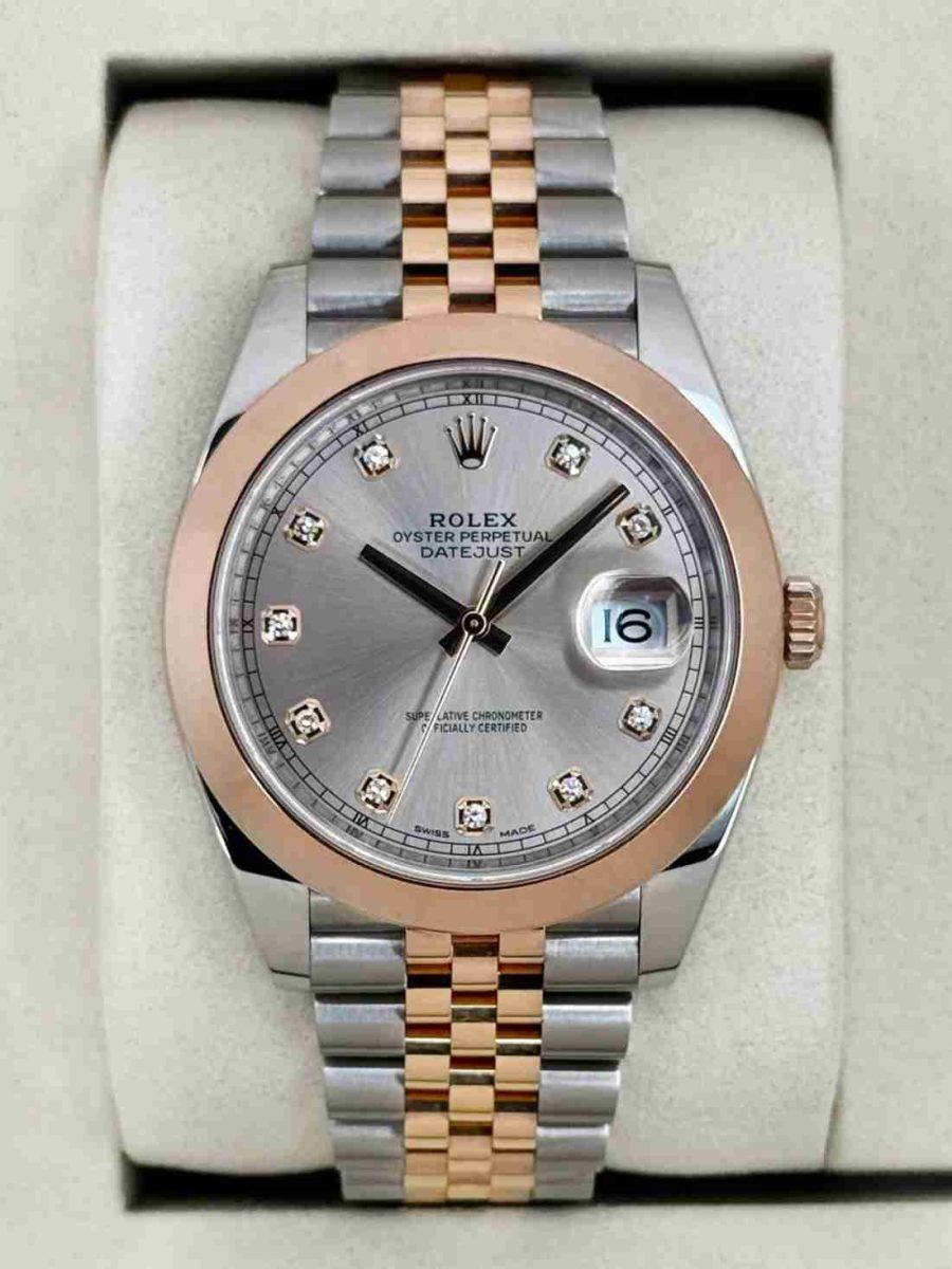 NEW 2026 Rolex Datejust 41mm 126301 Two-Tone Jubilee Sundust Diamond Dial