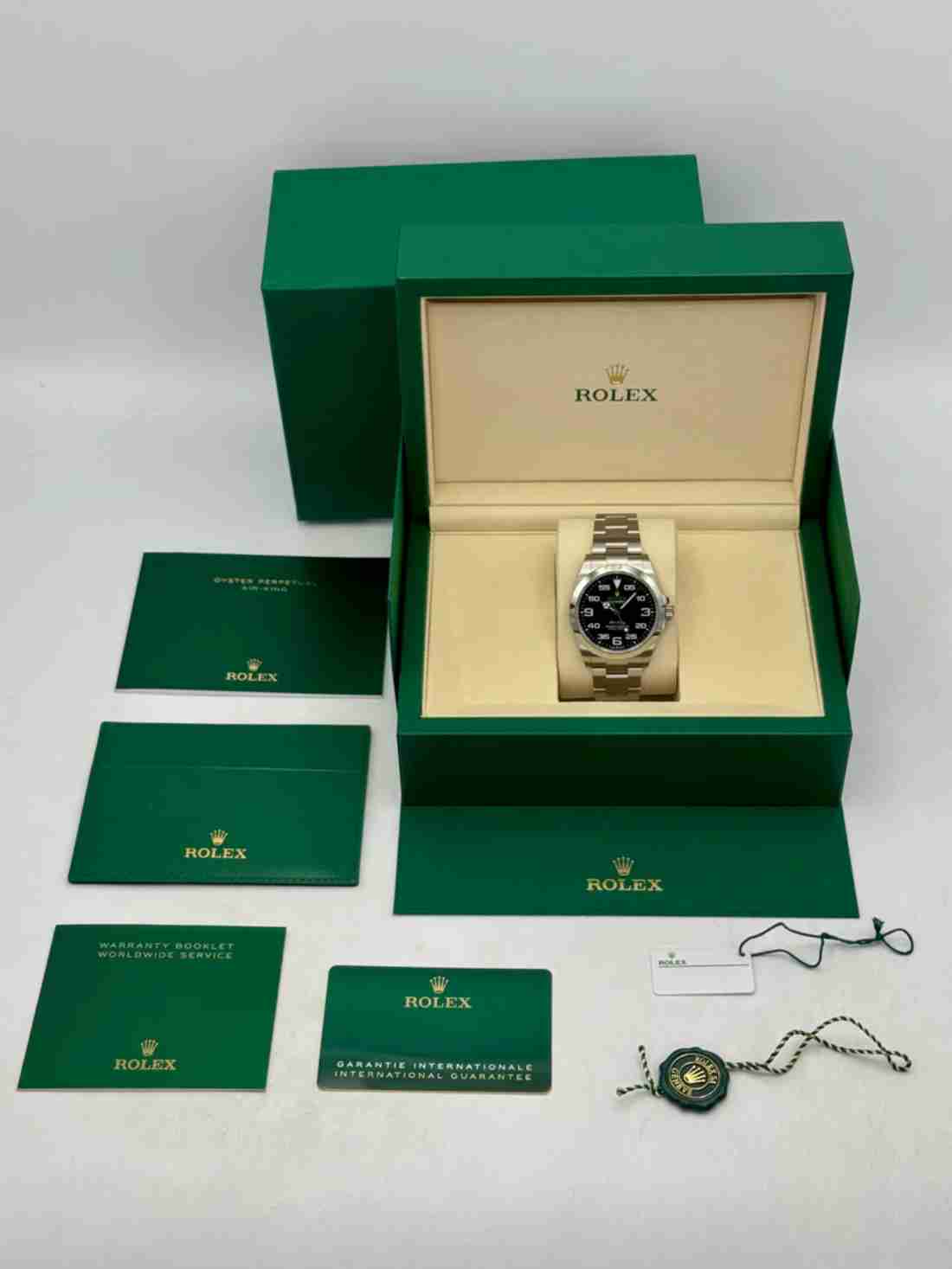 2025 Rolex Air-King 40mm 126900 Stainless Steel Black Dial - Image 5