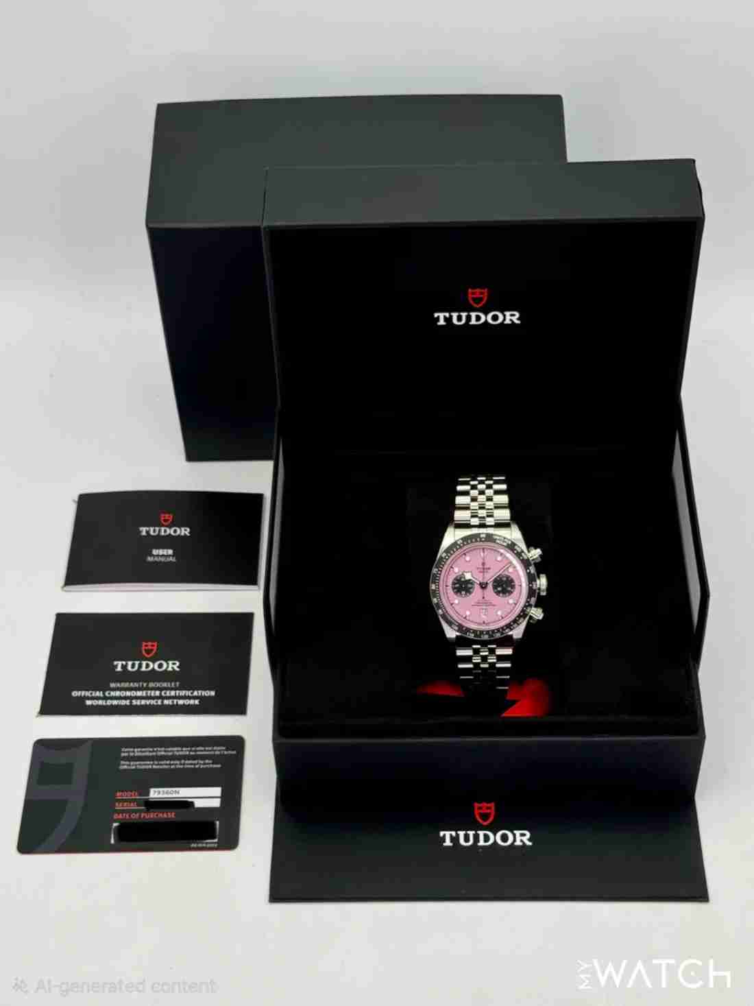 NEW 2026 Tudor Black Bay Chrono 41mm 79360N Pink Dial - Image 5