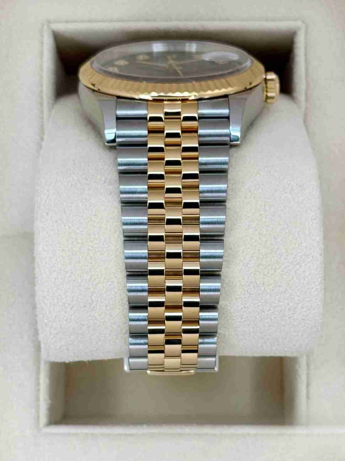 2024 Rolex Datejust 36mm 126233 Two-Tone Jubilee Black Diamond Dial - Image 3