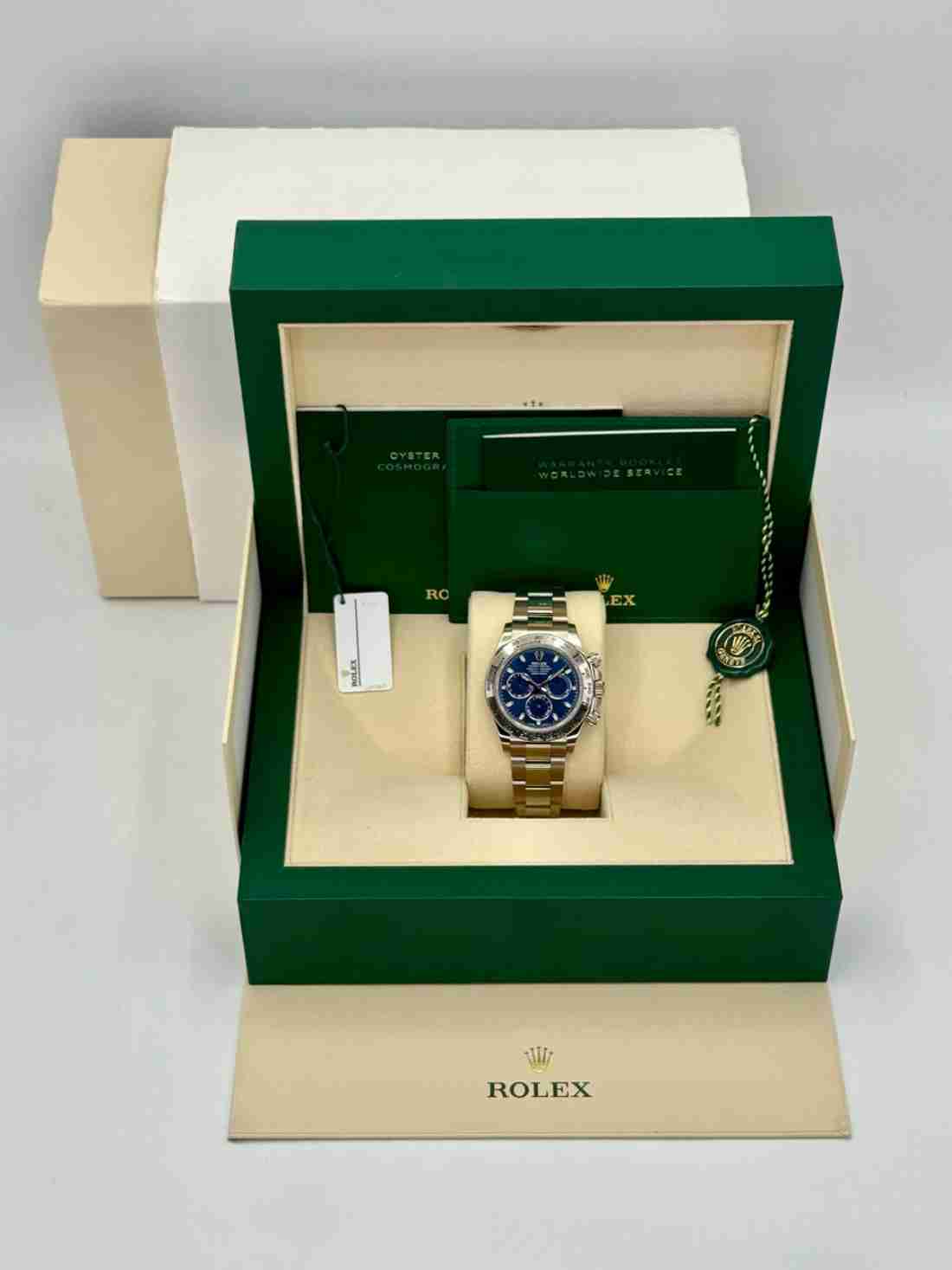 2022 Rolex Daytona 40mm 116509 White Gold Blue Dial - Image 5