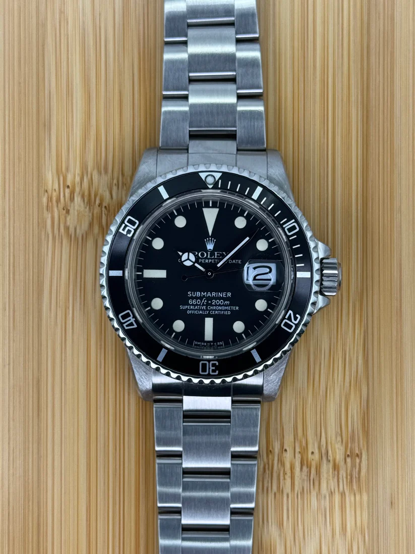 1978 Rolex Submariner Date 40mm 1680 Stainless Steel Black Dial VINTAGE